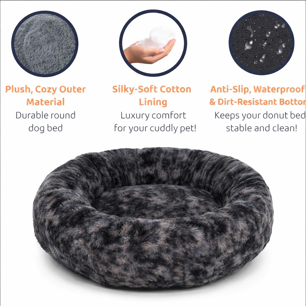 The Cloud Sleep Anti-Anxiety Dog Donut Bed