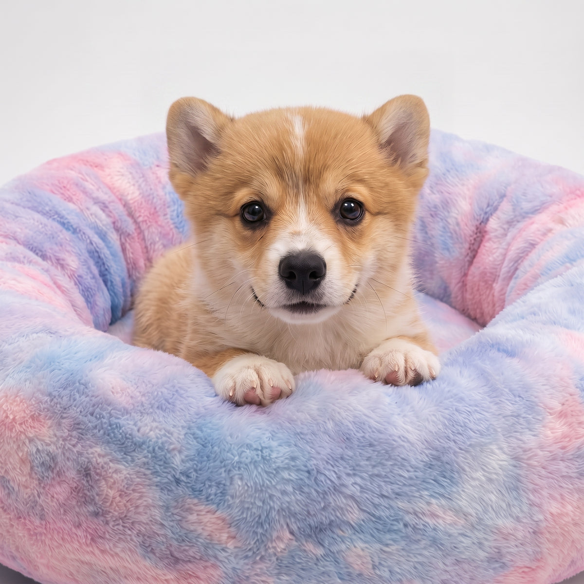 The Cloud Sleep Anti-Anxiety Dog Donut Bed