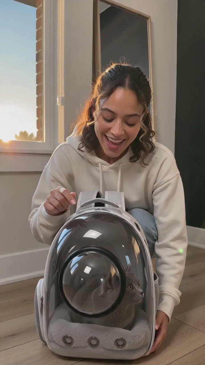 Panoramic Explorer Cat Backpack